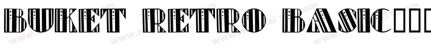 Buket Retro Basic字体转换